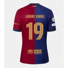 Barcelona Lamine Yamal #19 Hjemmedrakt 2024-25 Kortermet